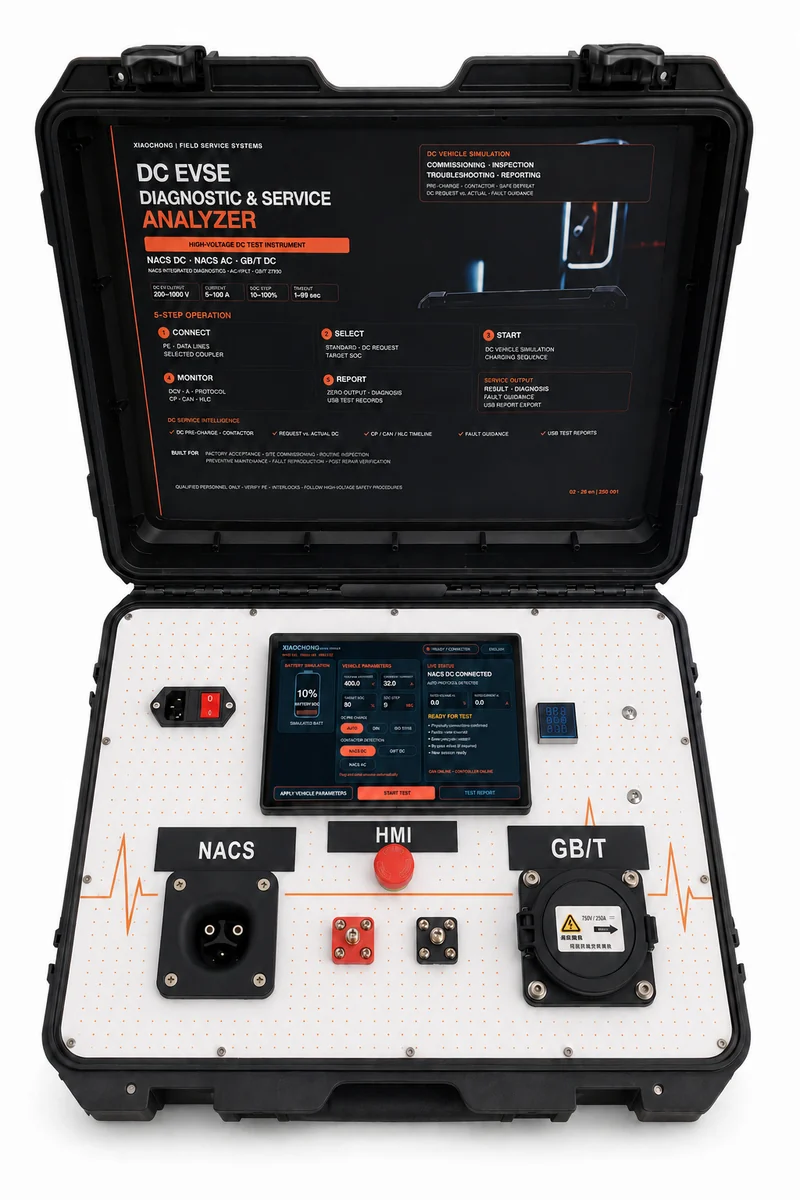 NACS EVSE analyzer