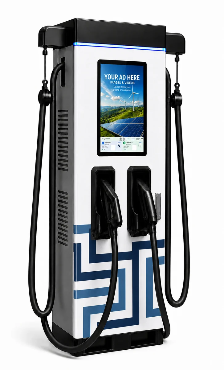 DC dual-gun charger 04 with 21.5-inch display