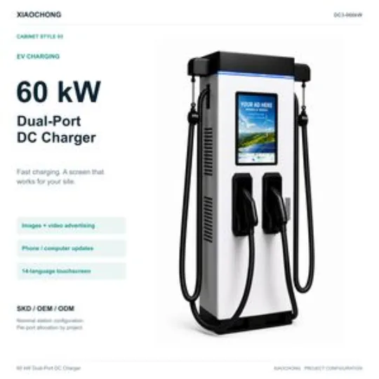 60-240kw Dual Port DC EV Charger Commercial Electric Car Charging Station