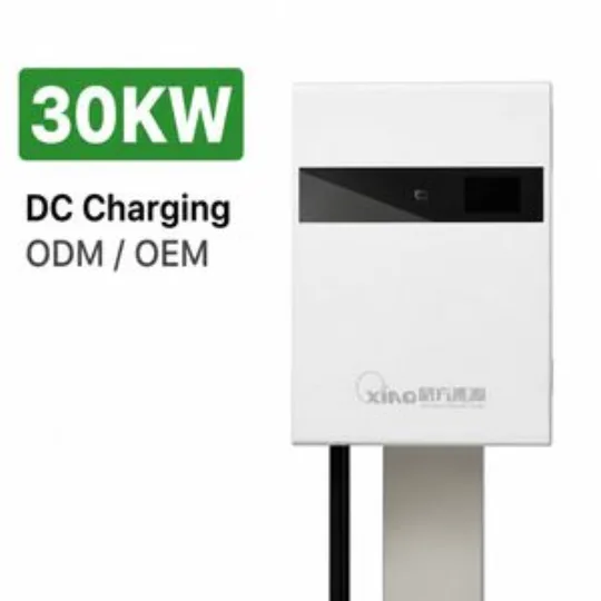 30kW Wall Mounted DC EV Charger CCS2 Commercial Charging Station