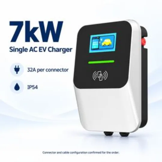7kW XC01 Wall Mounted AC EV Charger with RFID