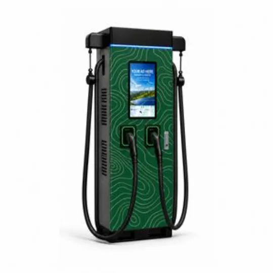 240kW Dual Port Floor Mounted DC EV Charger Two Vehicle Charging Station