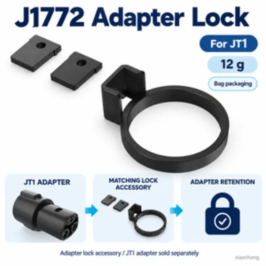 J1772 Adapter Lock Retention Ring for Jt1 EV Charging Connector