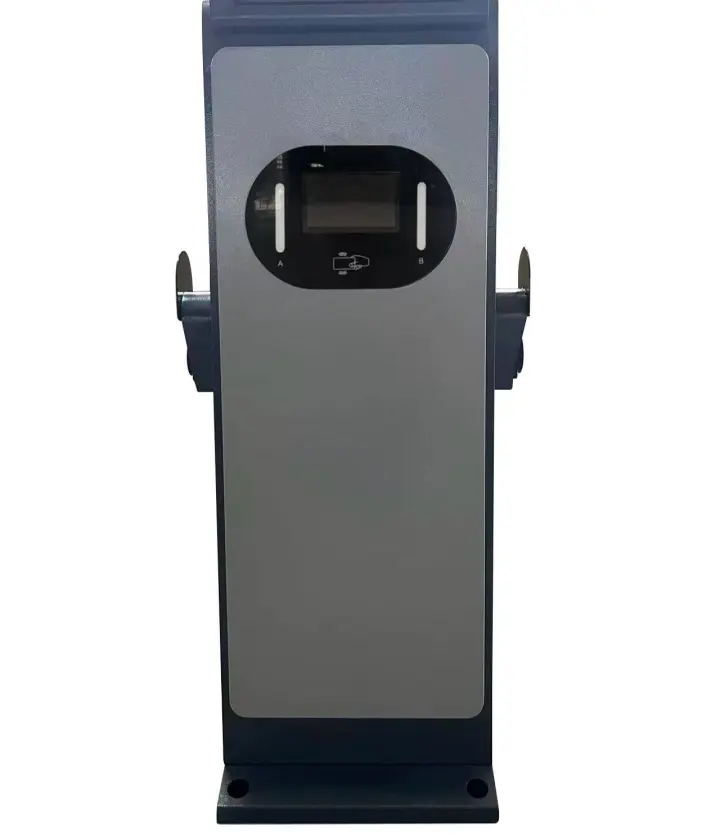60kW 2026 gray floor-standing dual-gun DC charger